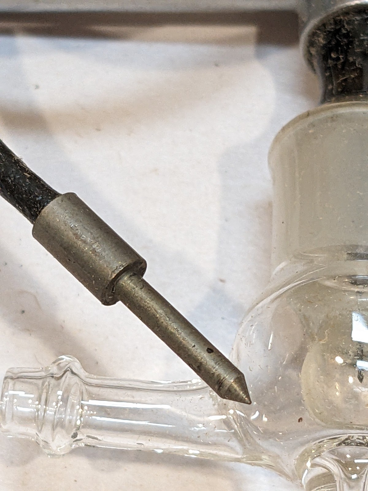 Beckman 290-F Flow Type Glass pH Electrode Natl Tech Labs Vintage USA
