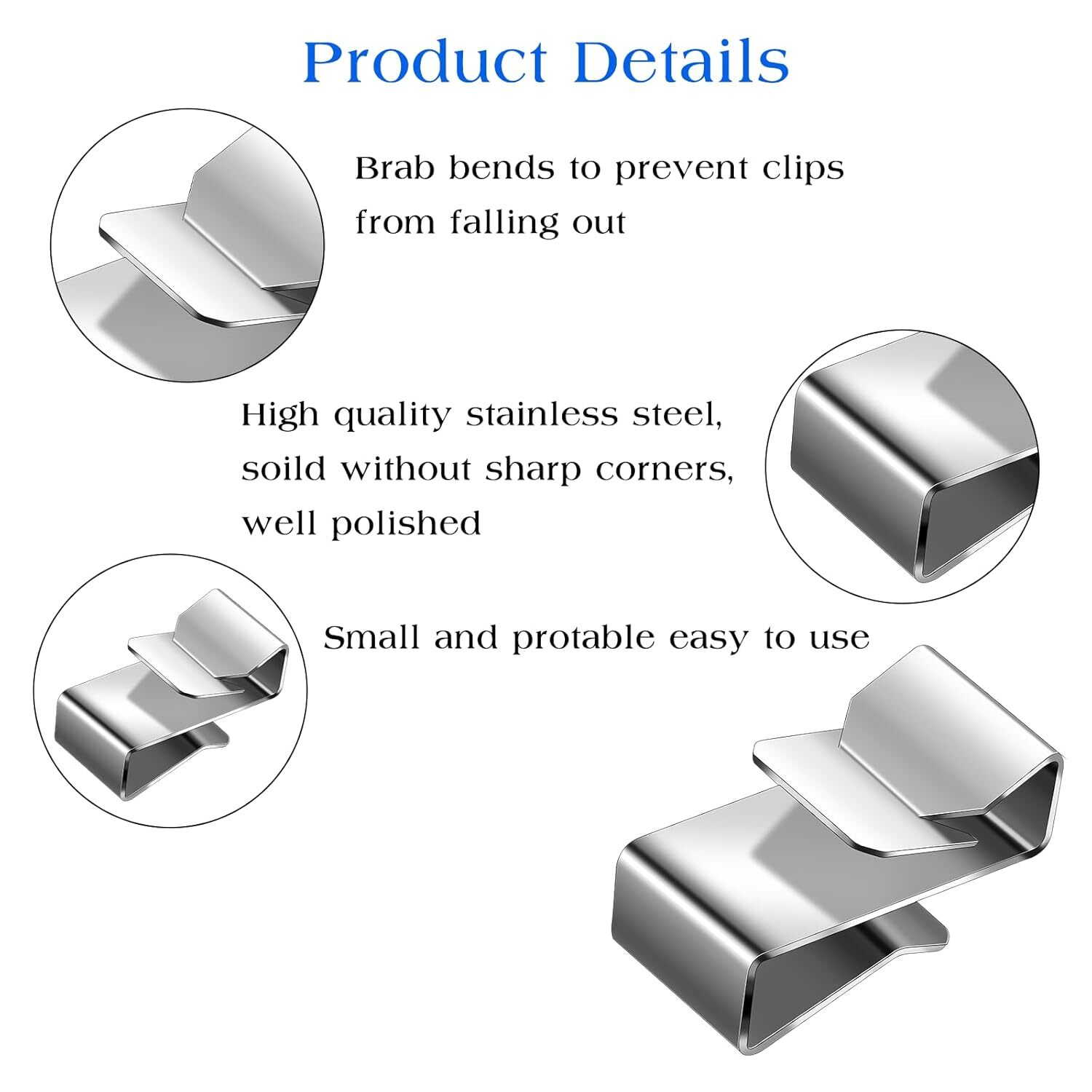 25Pcs Trailer Frame Wire Clips for Boat Trailer Camper Wire Management