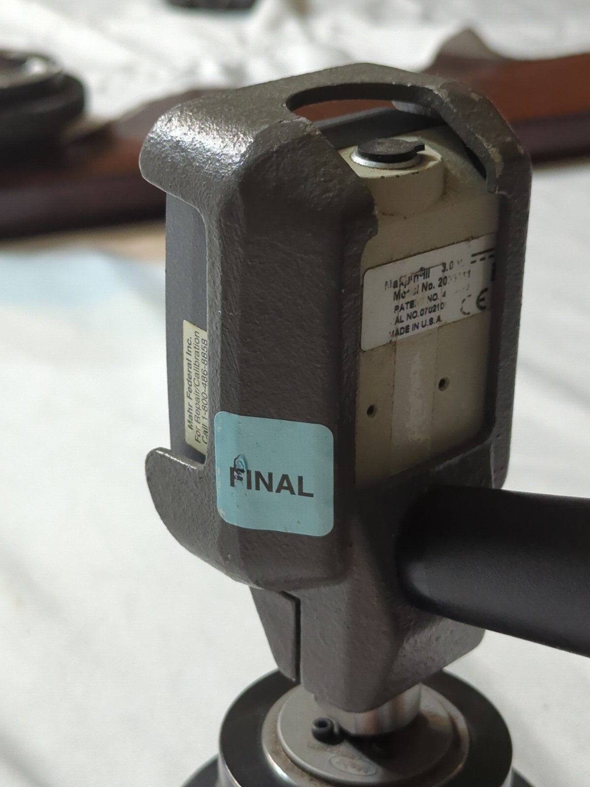Federal Maxum #2033111 Digital Electronic Indicator Ring Gage 1.9500XX
