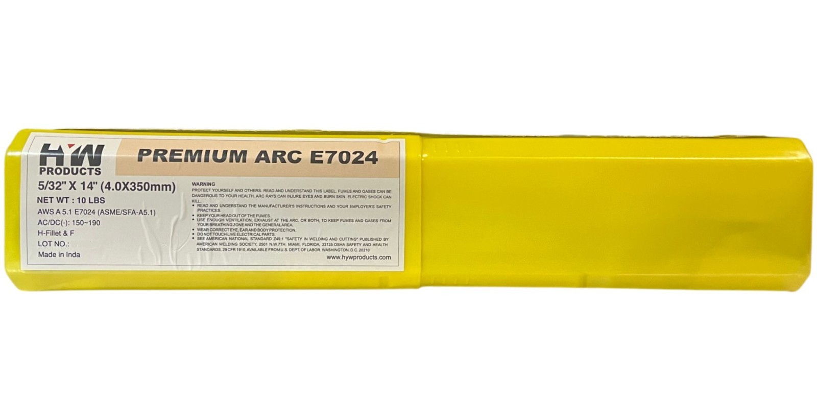 E7024 5/32″ 50 Lb Stick electrodes welding rod 10 lb x 5-pk