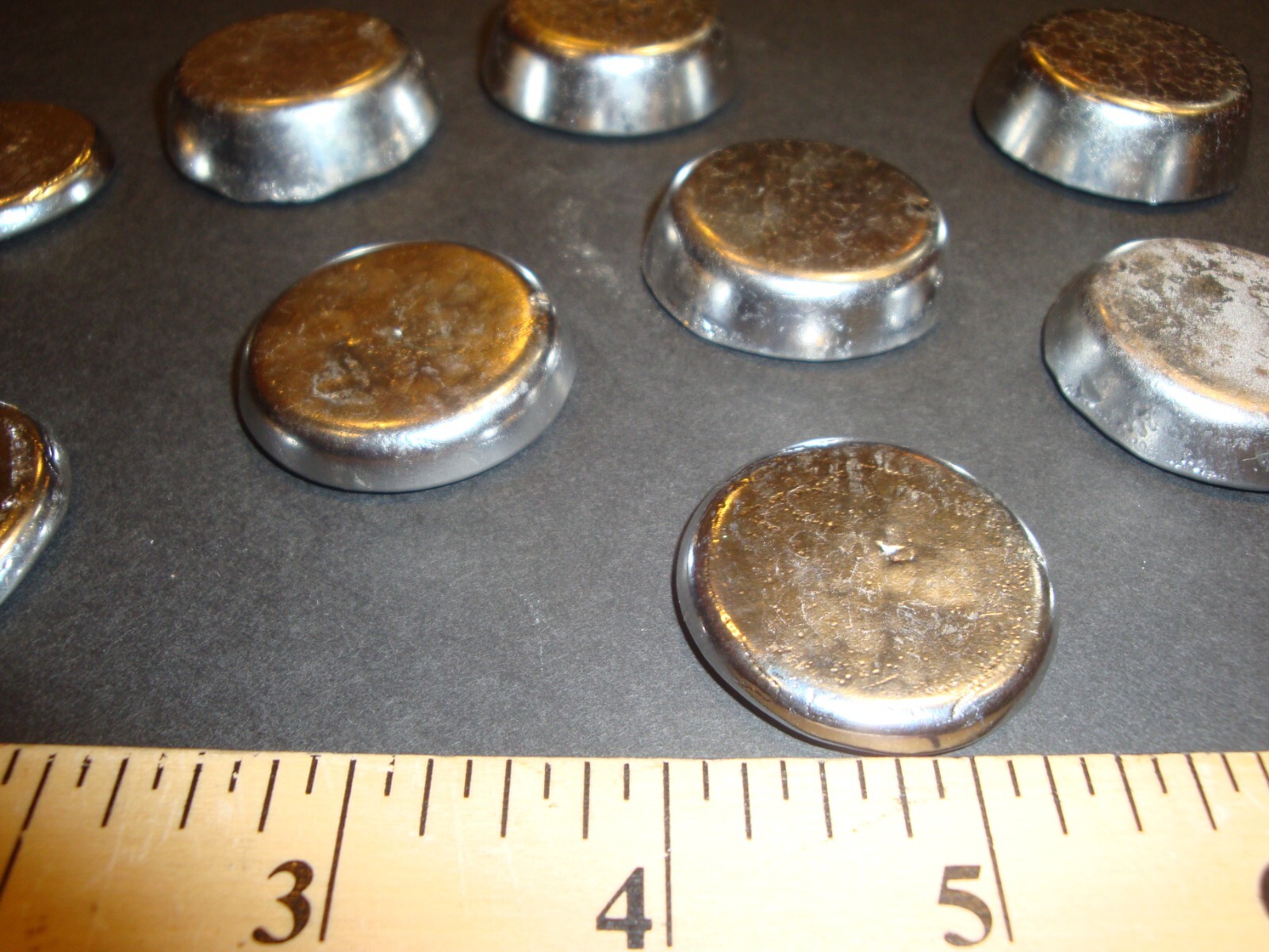 Pewter ingot 96% Tin Tablets. The selling quantity is per 1oz. (28g) in weight