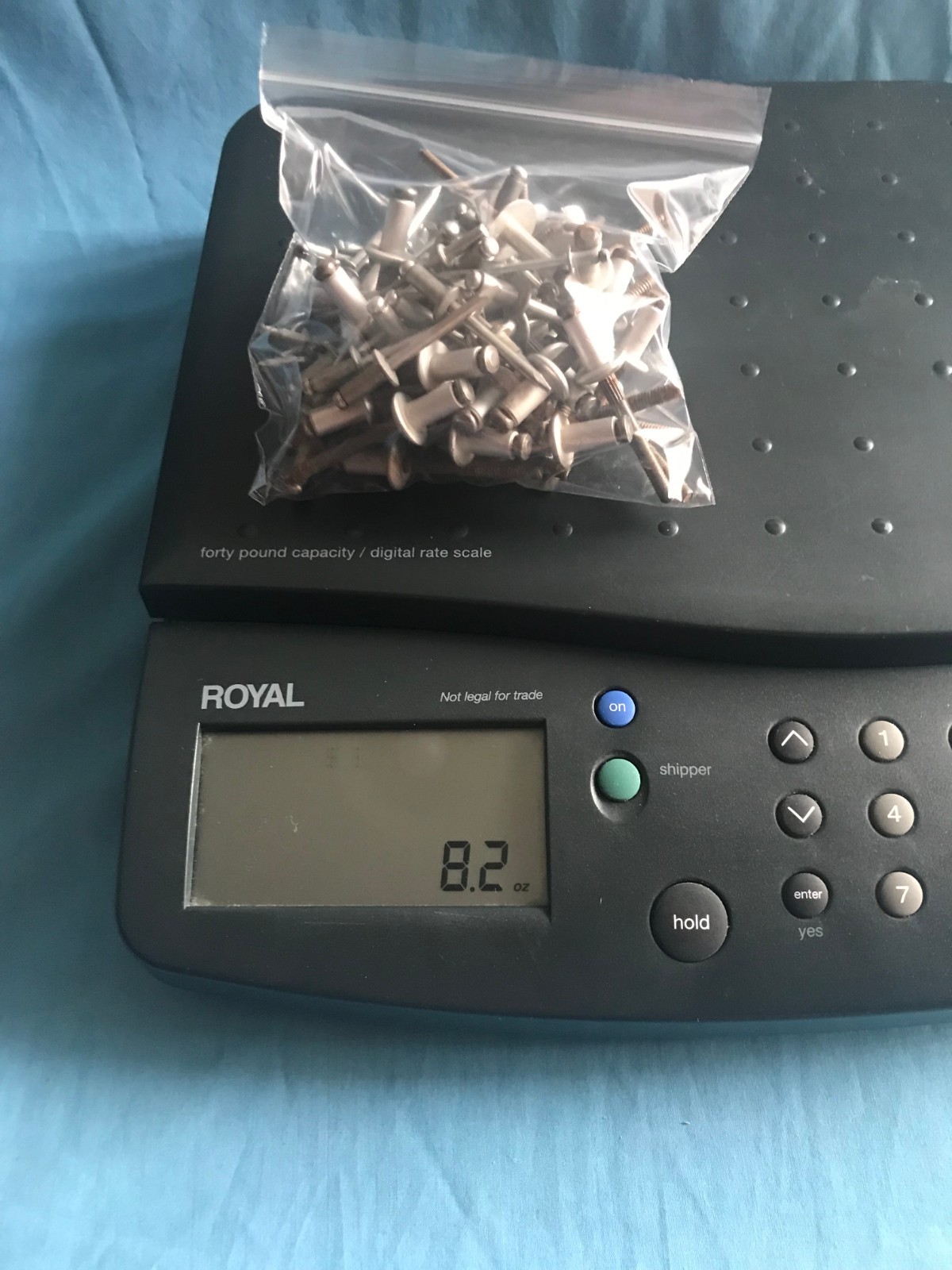 8 Ounces (Over 90 Total) of New Hollow Pop and Cherry Aluminum Rivets