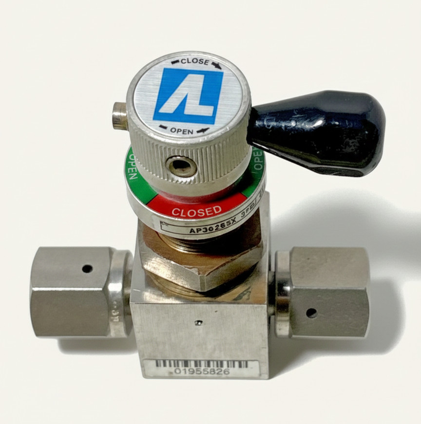 AP Tech | AP3625SX | 3-Port High-Pressure Valve | 304SS | 1/4″ VCR | NOS
