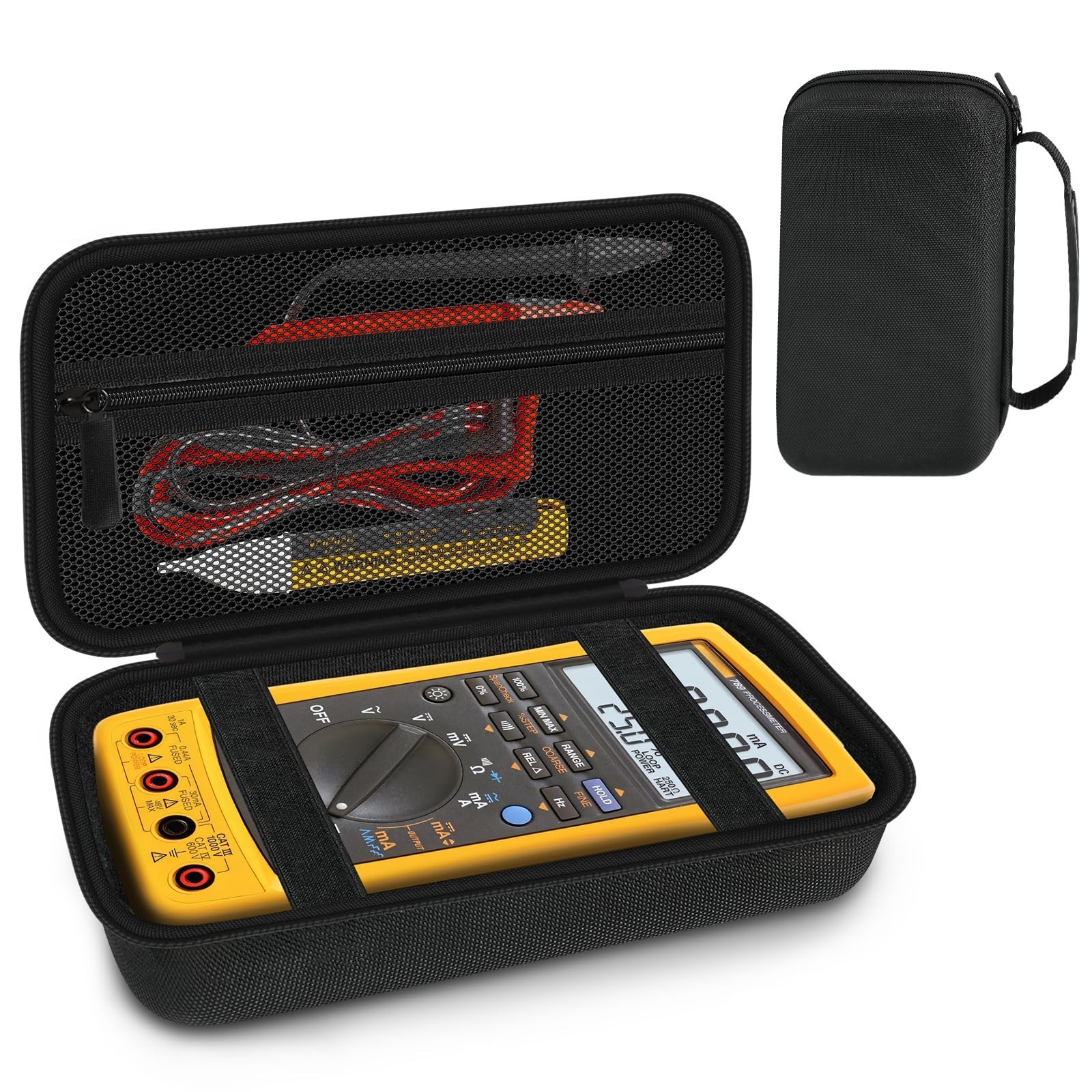 Multimeter Carrying Case for Fluke 789 787B 287 289 1587 FC 87V 88V – Storage Ba