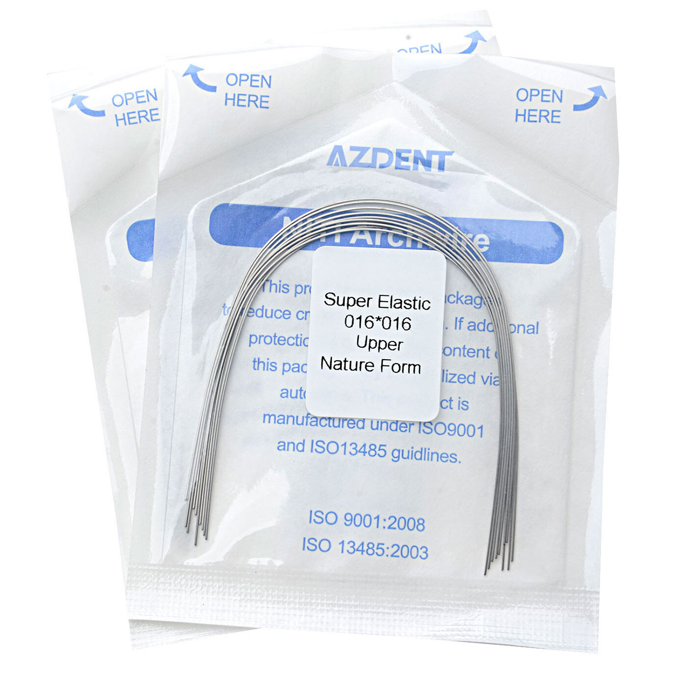 AZDENT Dental Orthodontic Arch Wires Super Elastic Niti Nature Form Rectangular