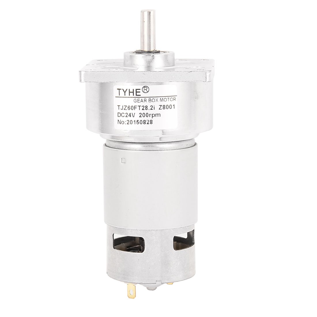 DC 24V 200RPM High Torque 8mm Shaft Dia Electric Low Speed Solder Gear Box Motor