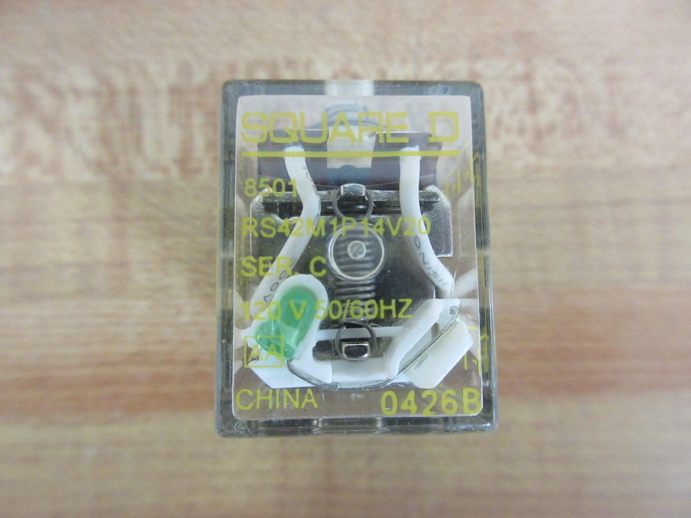 Square D 8501-KX12P14V20 General Purpose Relay 8501KX12P14V20 Series 3