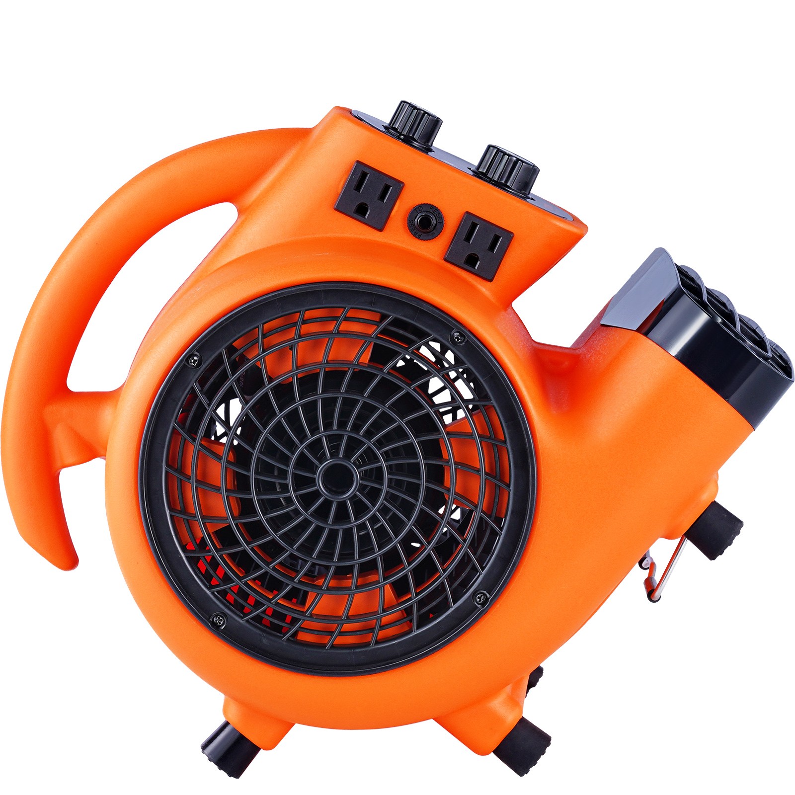 VEVOR 1000 CFM 3-Speed 1/4 HP Adjustable Air Mover Carpet Dryer Blower Floor Fan