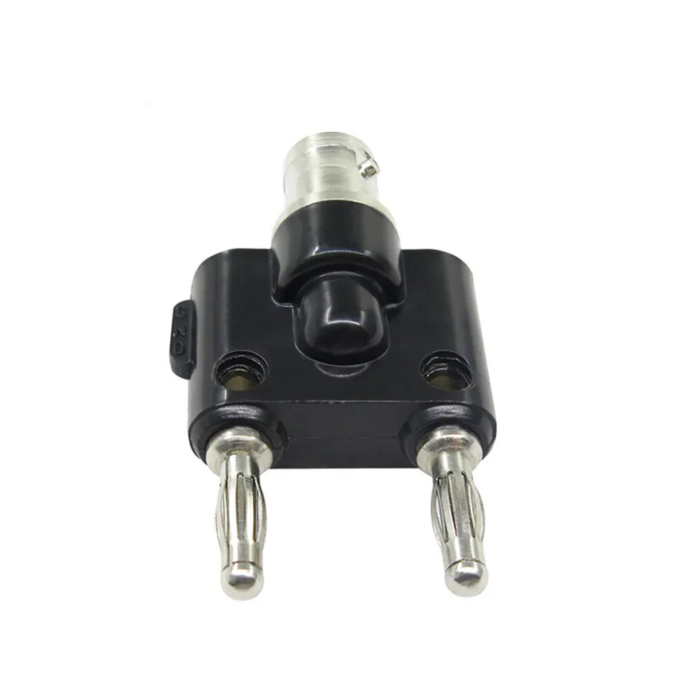 5pcs BNC Female to Dual 4mm Banana Male Plug Binding Coaxial Adapter Connector