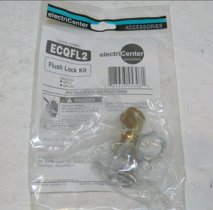 Siemens replacement lock Ultimate load centers QFL2 QFL2M lock ECQFL2 NEW NIB
