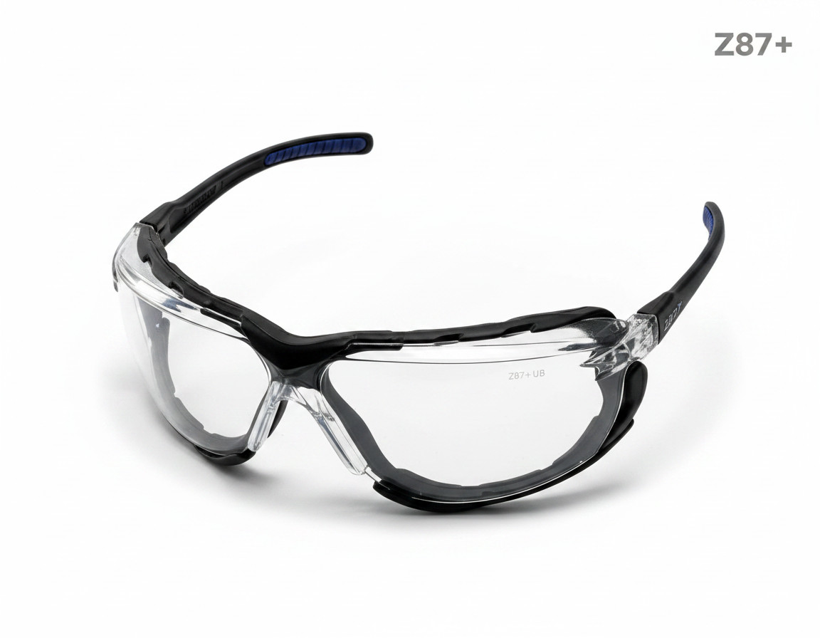 Falcon Safety Glasses with Removable Foam Lined Gasket and UV Protection