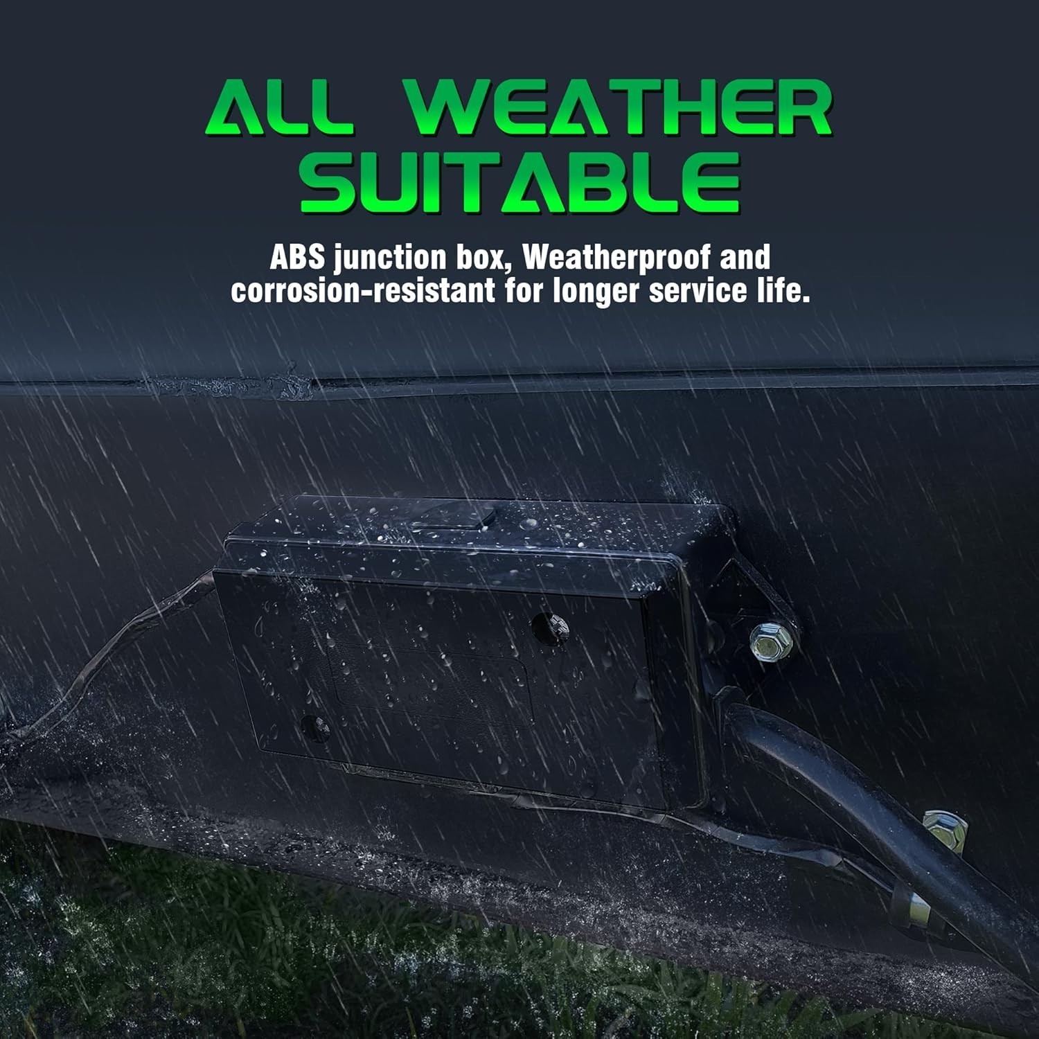 Premium 7-Way Trailer Plug with 7-Pin Weatherproof Wiring Harness Connector