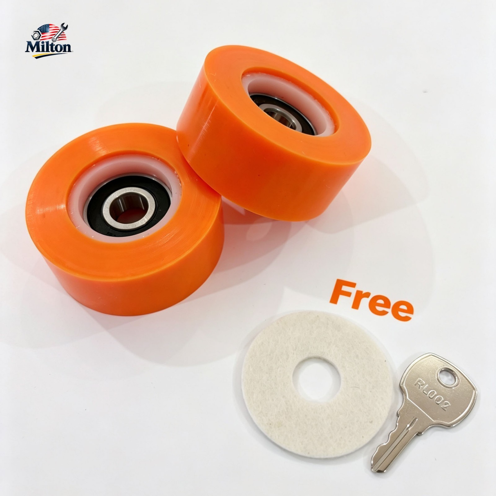 10 x SUPERIOR QUALITY ORANGE DRUM ROLLER BEARING FOR HUEBSCH/SQ/IPSO – 70568201