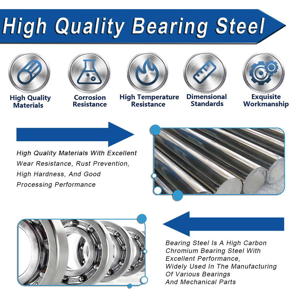 30mm-50mm Bearing Steel Sleeve Bushings Wear-Resistant for Mechanical Assembly