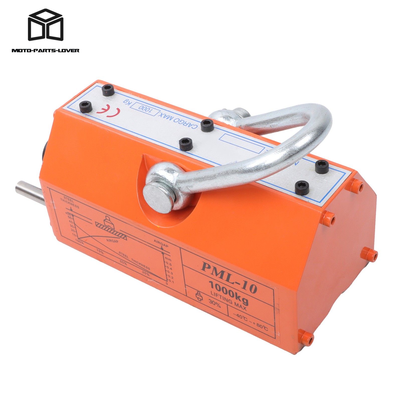 Neodymium Hoist 2 Safety Factor 2200Lbs/1000kg Magnetic Lifter Lifting Magnet