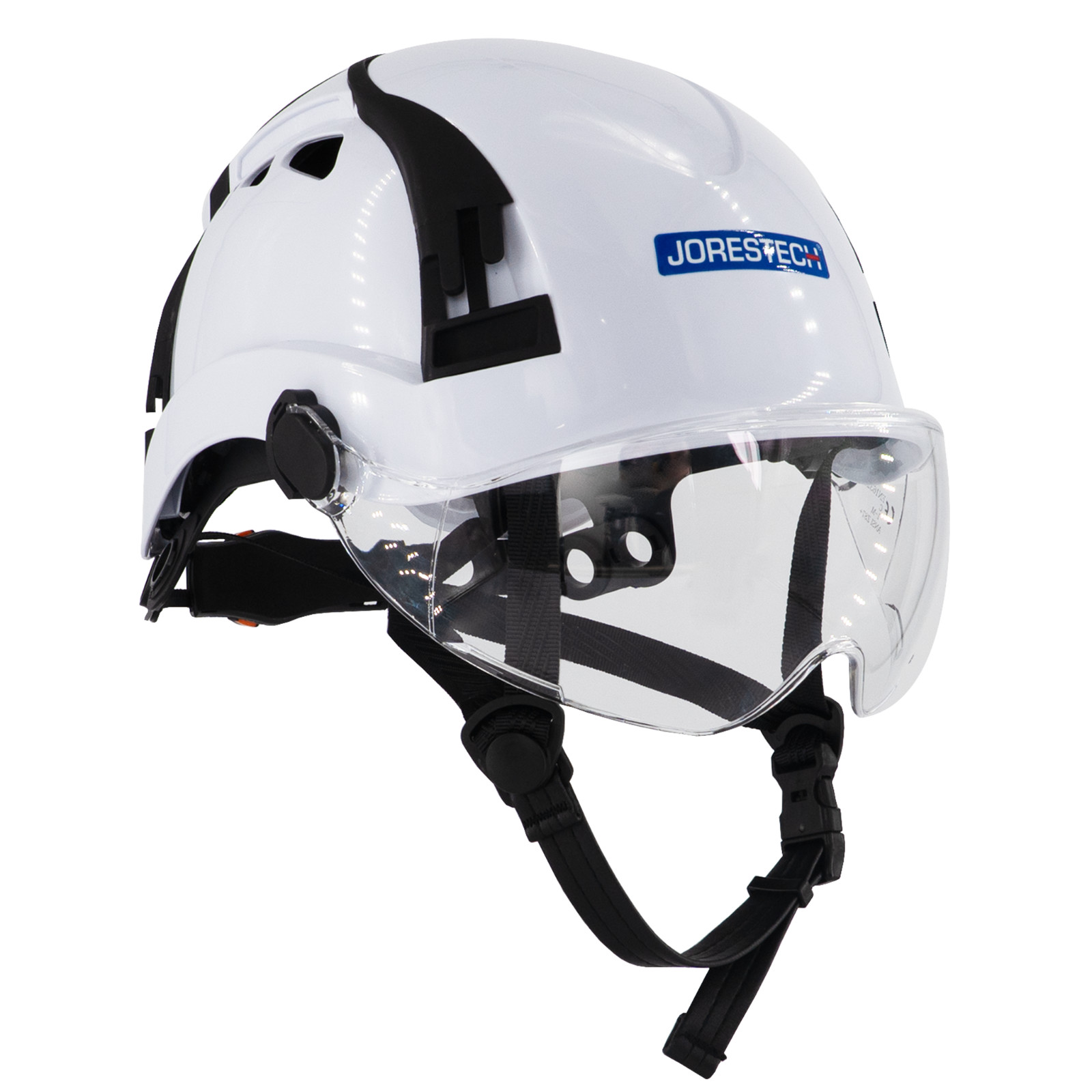 Safety Helmet ABS Hard Hat Type 2 Head Protector with Clear Eye Shield JORESTECH