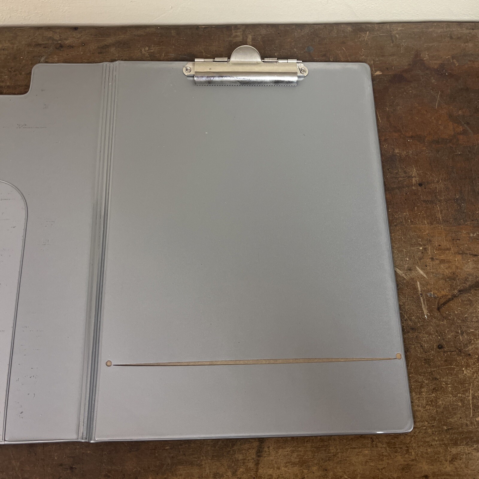 Wallace Hardware Co. Folder Clipboard Portfolio Gray Vintage Morristown, TN