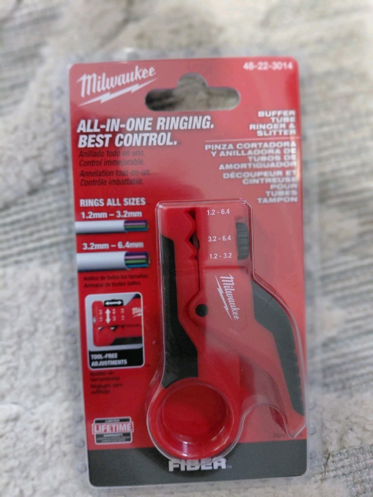 Milwaukee 48-22-3014 Buffer Tube Ringer and Slitter for Fiber Optic Cables – NEW