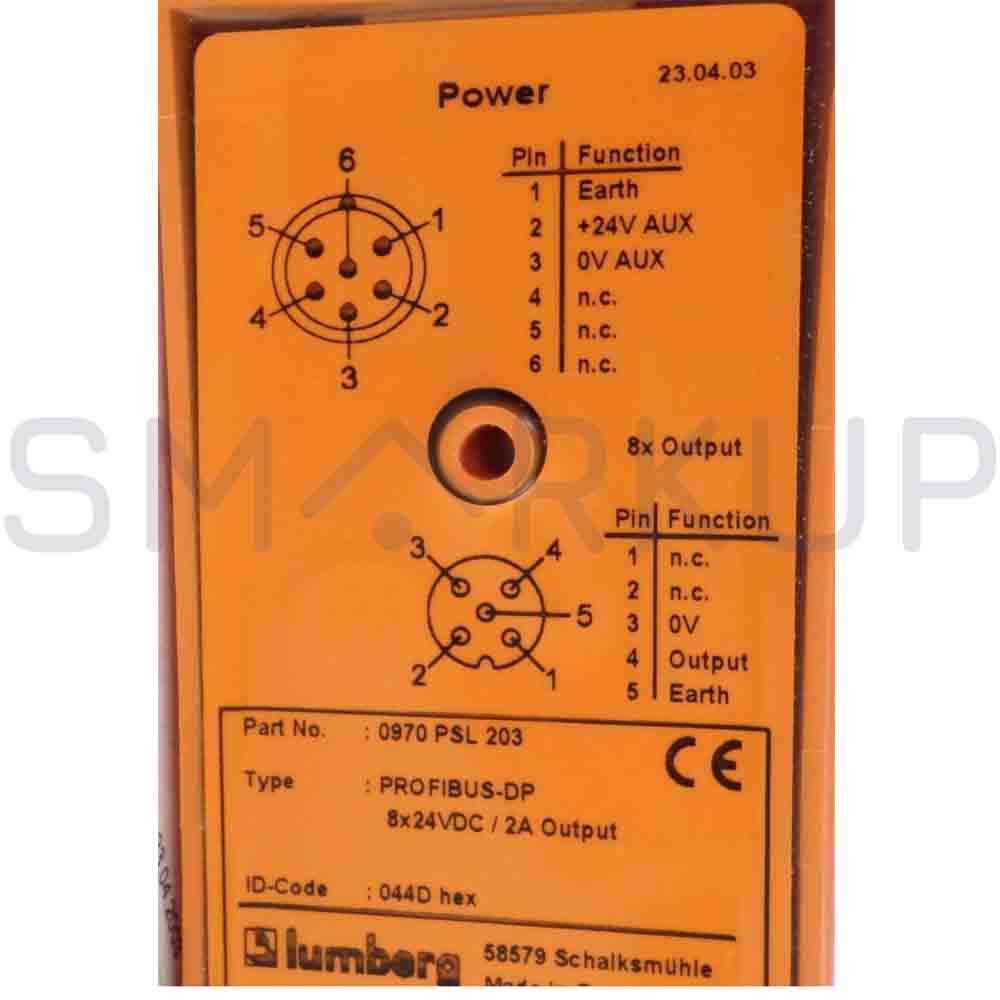 New In Box LUMBERG AUTOMATION 0970PSL203 Profi Bus