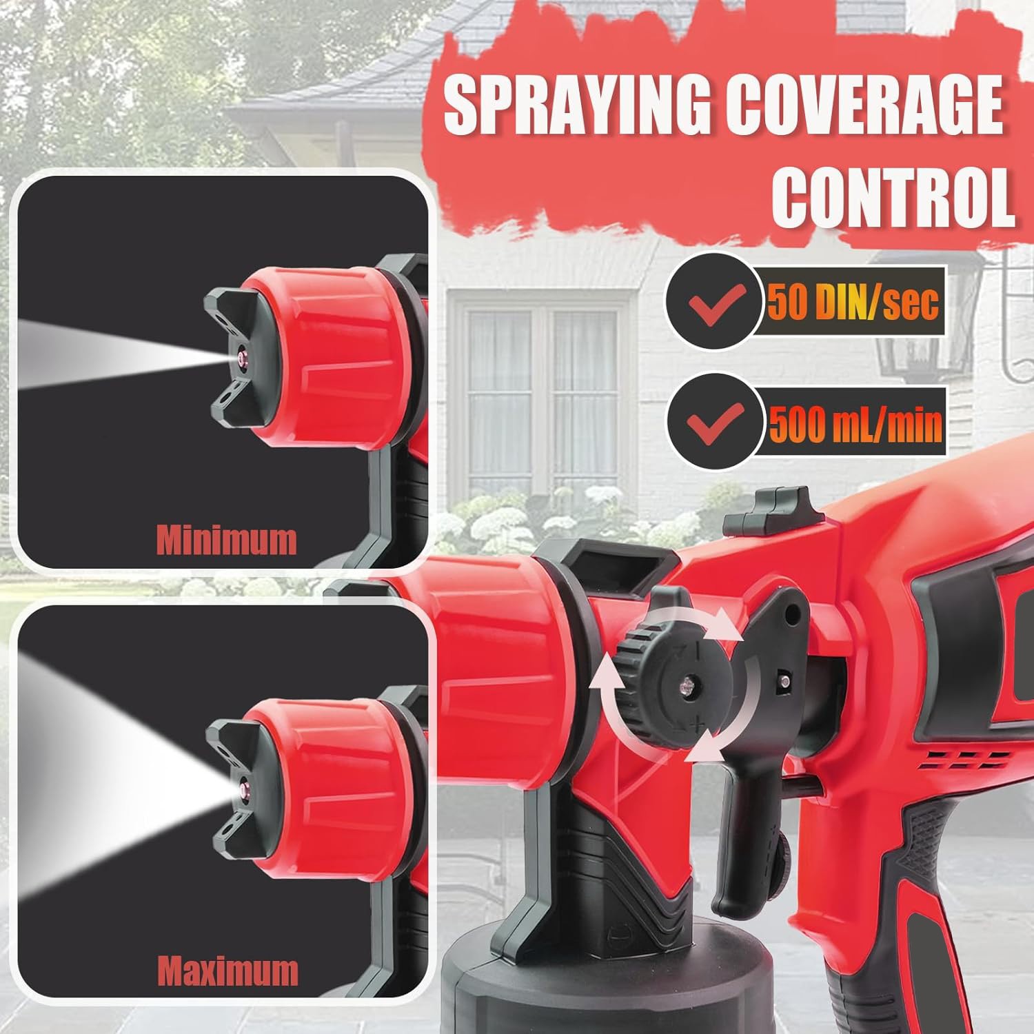 Milwaukee Paint Spray System + 1000ml Bucket (Battery Not Included)