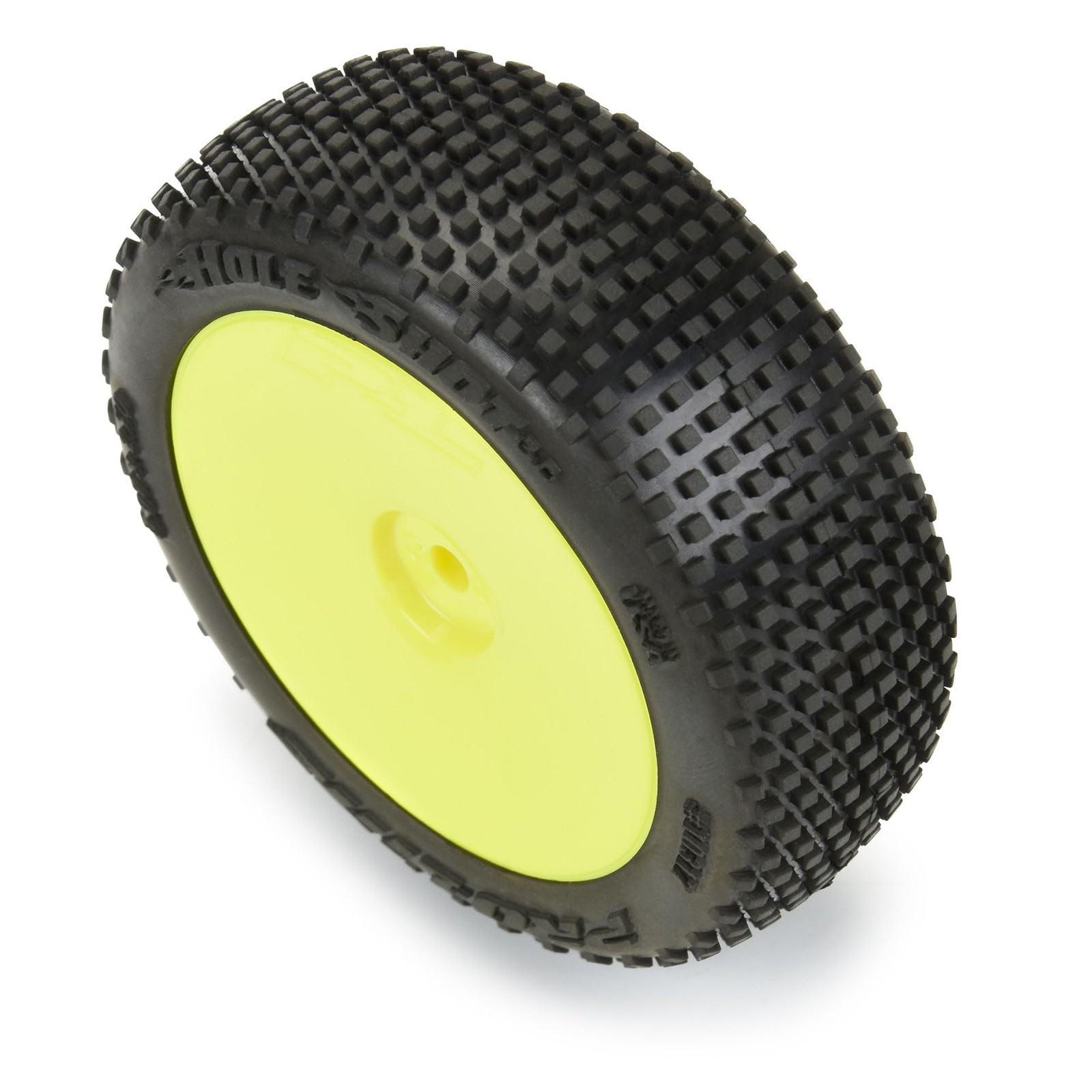 Pro-Line Racing Hole Shot 3.0 Buggy Tires Mtd Velocity Yellow Wheels For Arrma