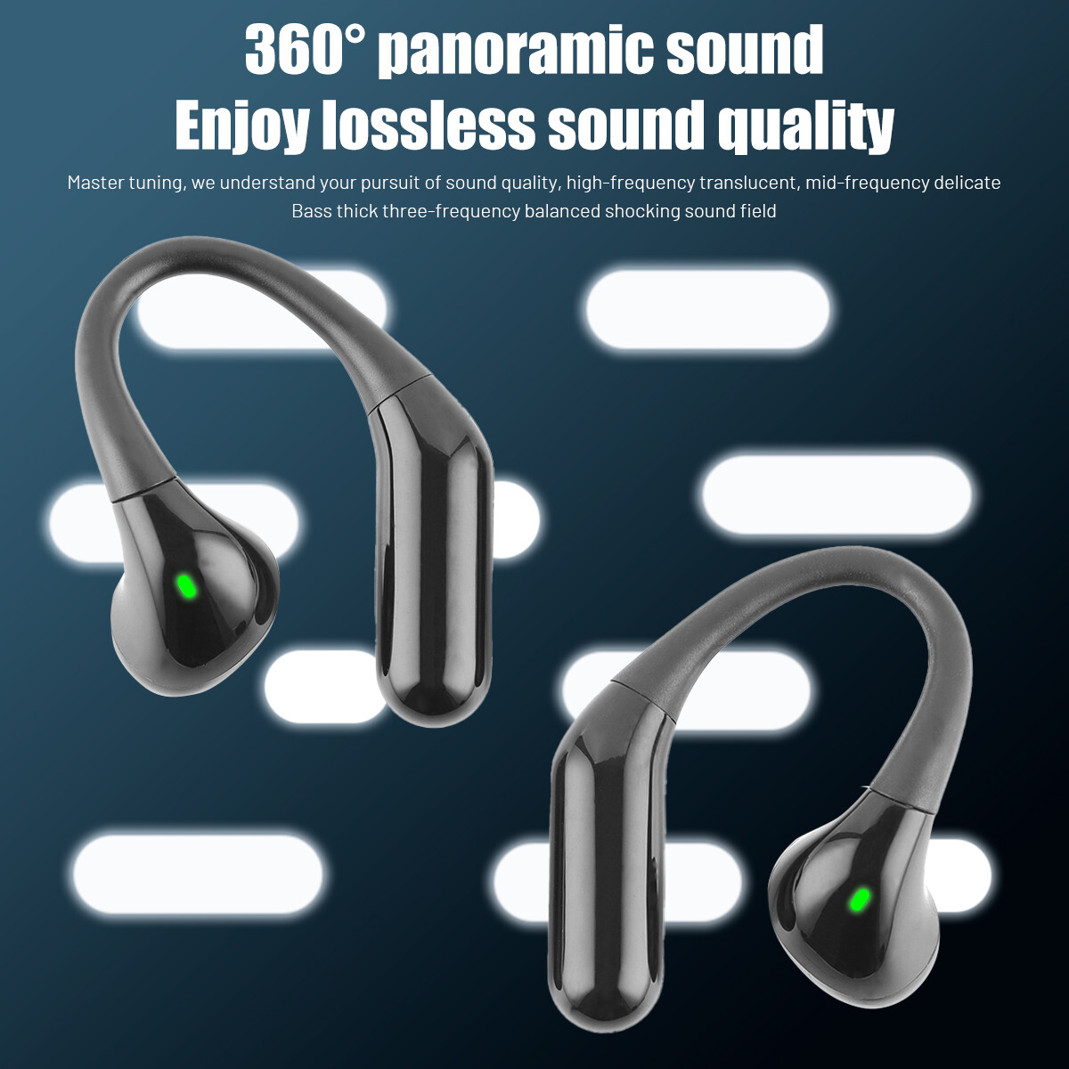 155 Language Smart Translator Earbuds Wireless Bluetooth 5.3 Headphones New