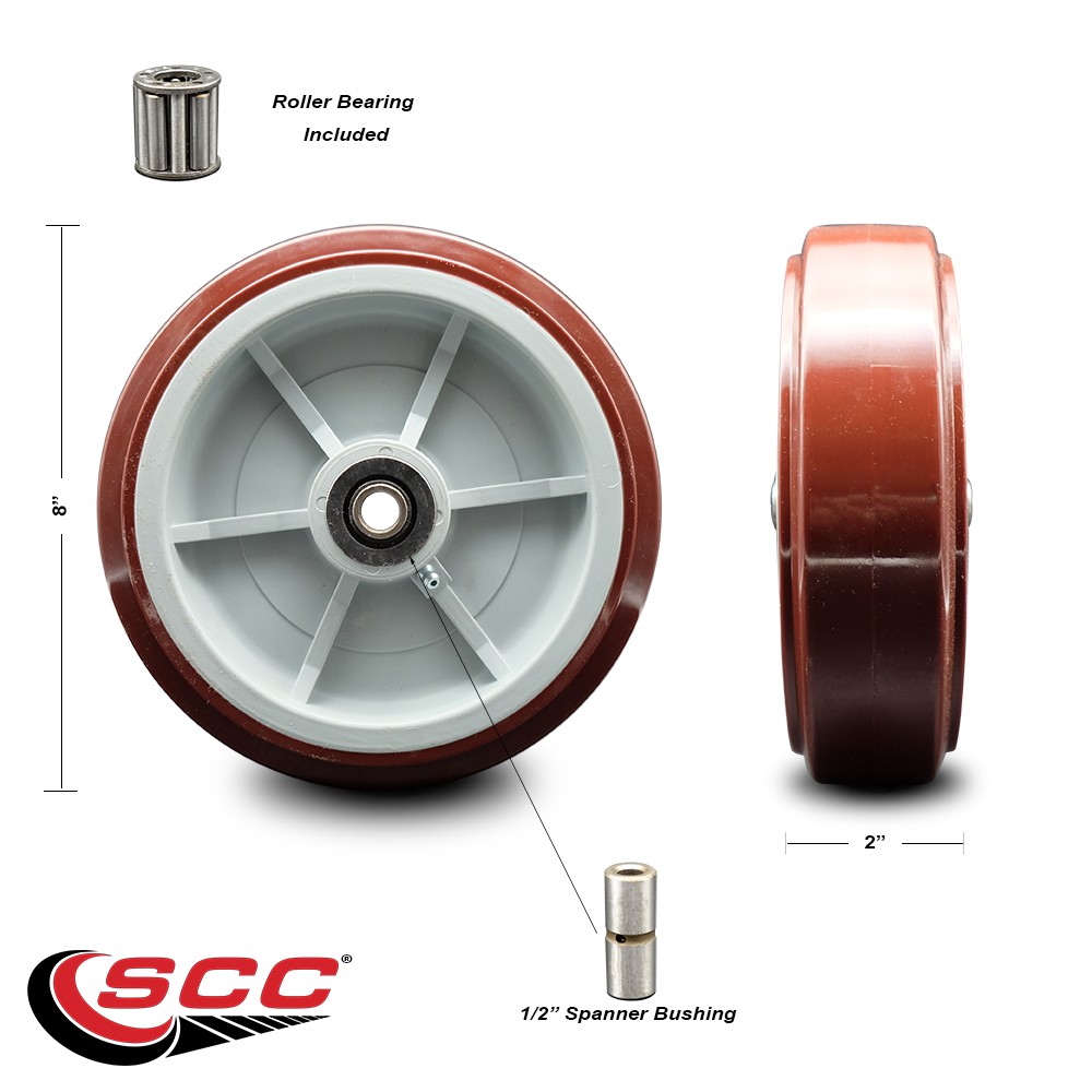 Lavex 257UB1660 U-Boat Utility Cart Wheel Replacement – Service Caster Brand