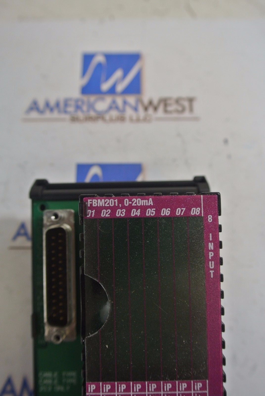 FOXBORO FBM201 0-20mA Invensys Process System PLC Termination Assembly 8 Input