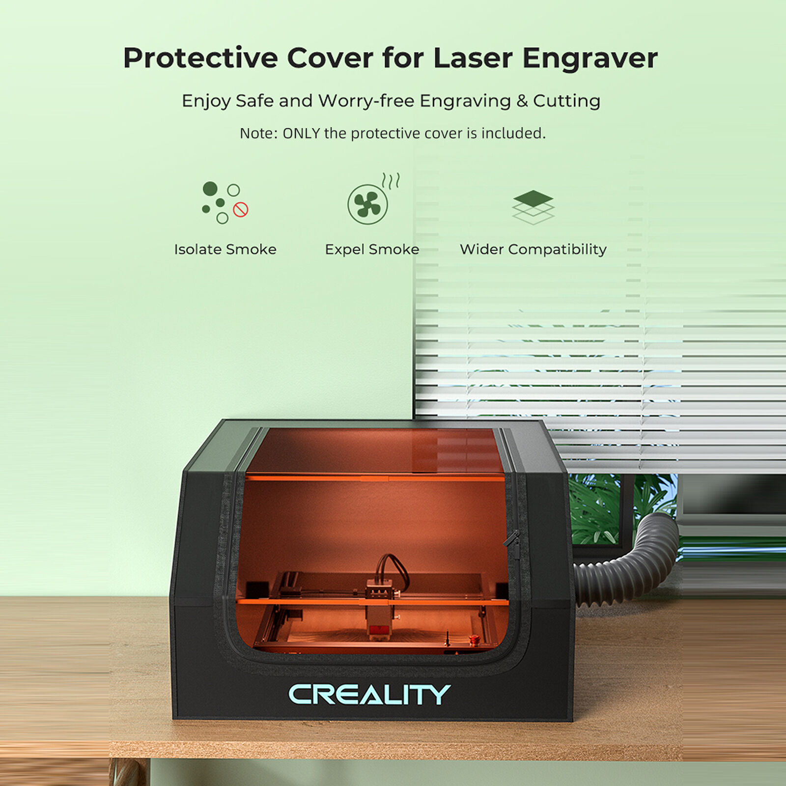 Creality Laser Engraver Enclosure with Ventilation Eye S8D8 Protective Cover