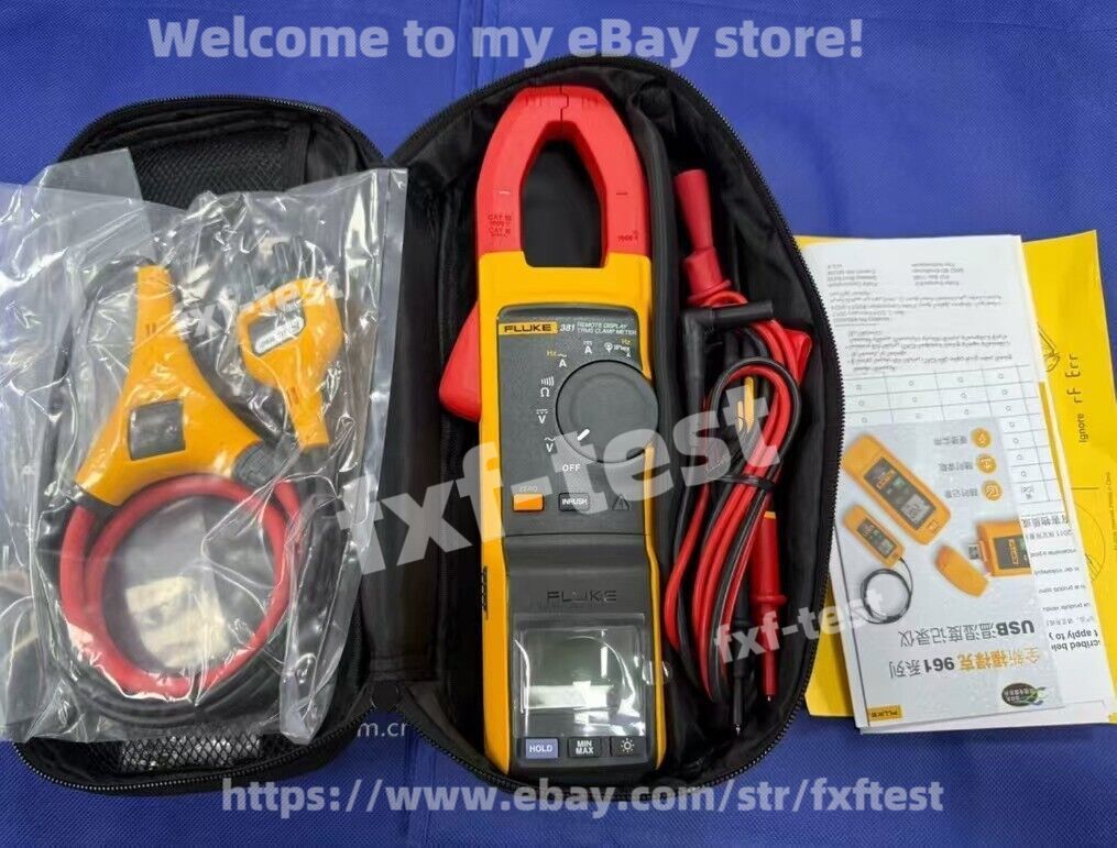 Fluke 381 Remote Display True RMS AC/DC Clamp Meter with iFlex NEW.
