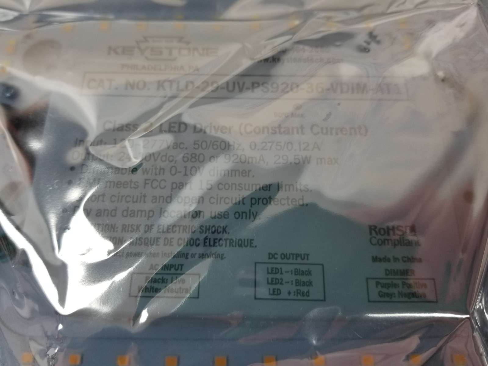 Keystone KT-RKIT30PS-11RP-8CSC-VDIM 11″ FutureFit LED Retrofit Canopy NEW
