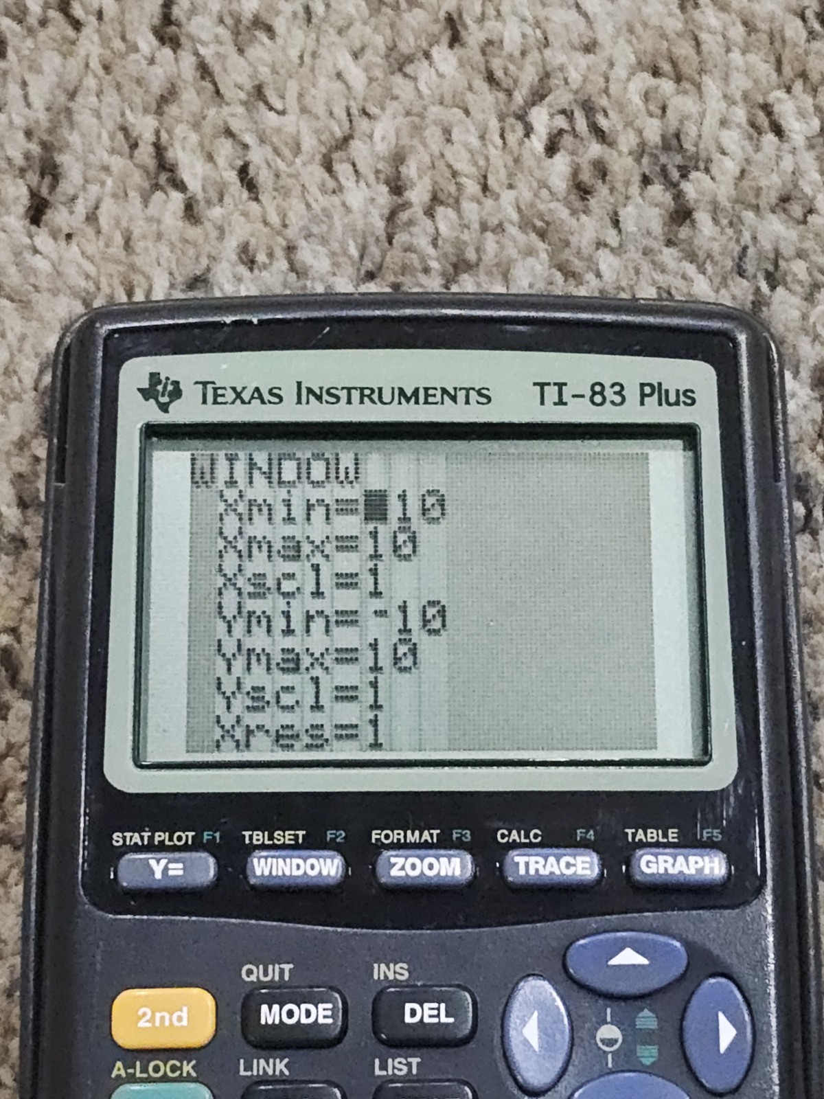 Texas Instruments TI-83 Plus Graphing Calculator – Black (83PL/TBL/1L1/A)