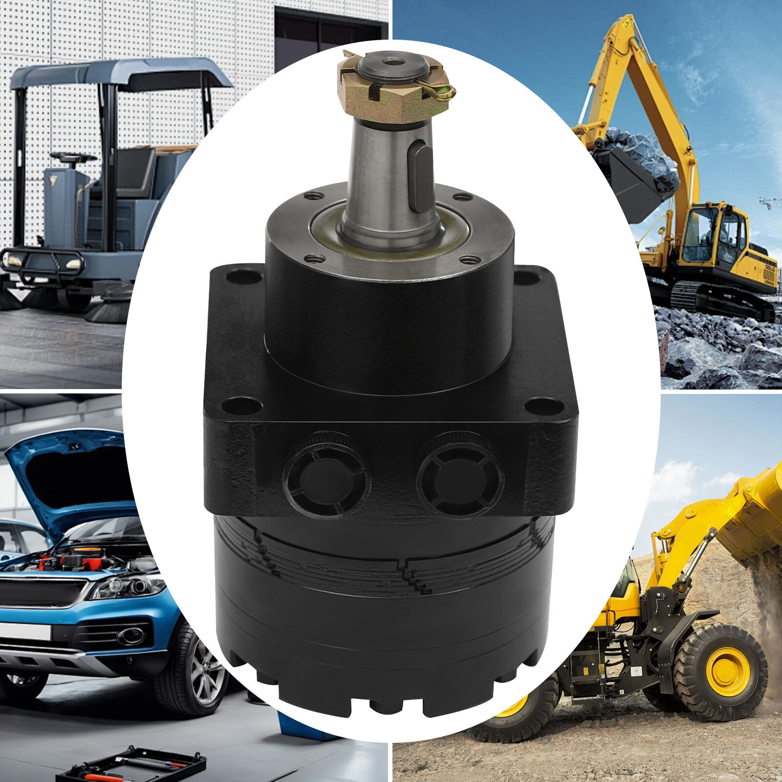 Hydraulic Motor Cast Iron Hydraulic Motor High Torque Hydraulic Motor 5102682YP