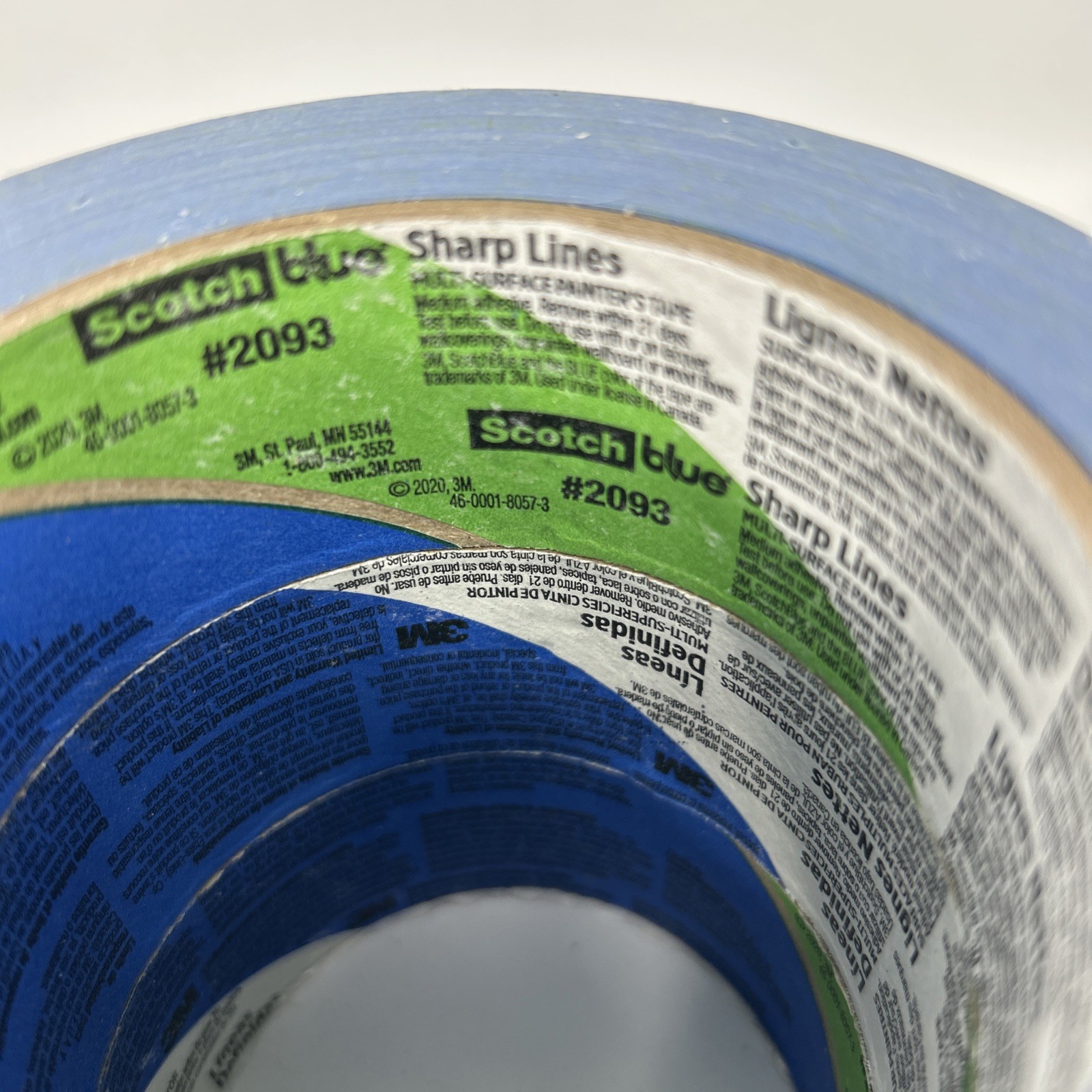 ScotchBlue Sharp Lines Painter’s Tape 3-Pack: 1.41 in. x 60 yds. (Blue)