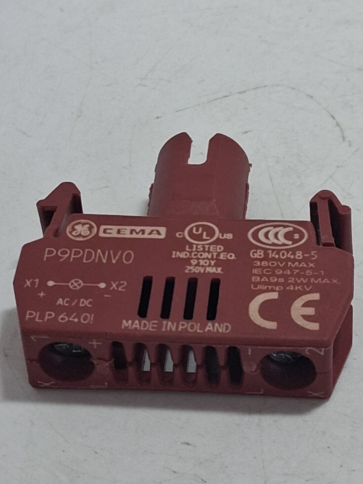 GENERAL ELECTRIC P9PDNV0 LIGHT MODULE 380V MAX