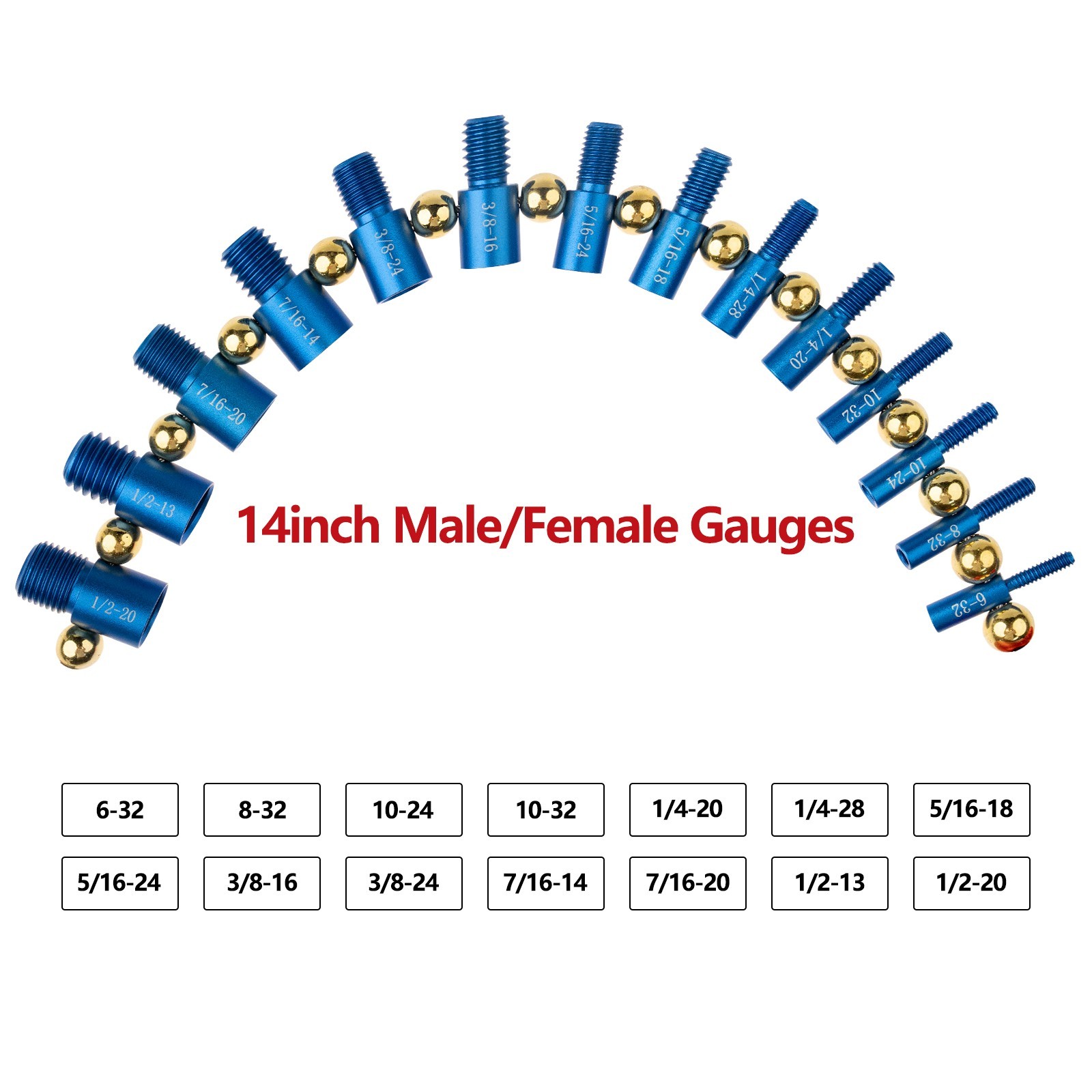 Nut and Bolt Thread Checker Inch & Metric Thread Gauge Nut and Bolt Size Gauge N