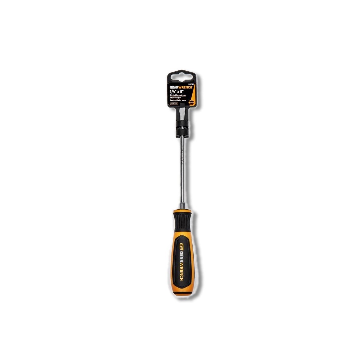 Gearwrench 1/4 in X 6 in Slotted Screwdriver 80014H