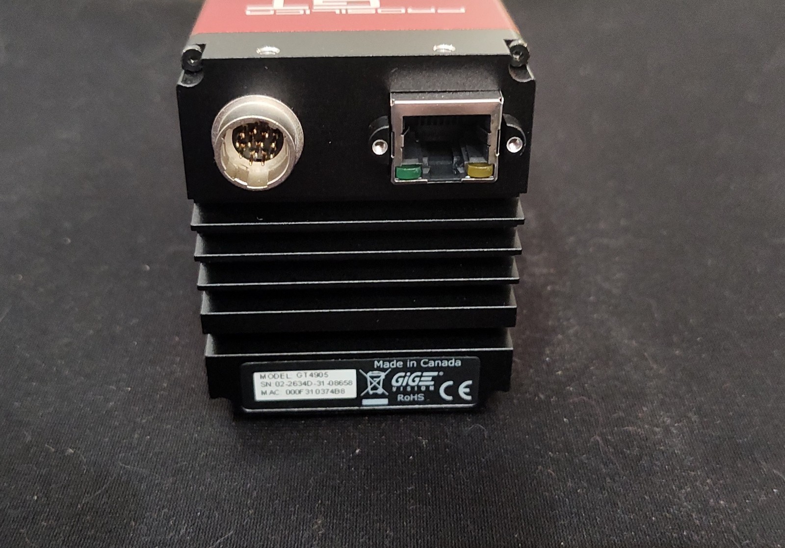 AVT PROSILICA Black and white CCD industrial camera GT4905