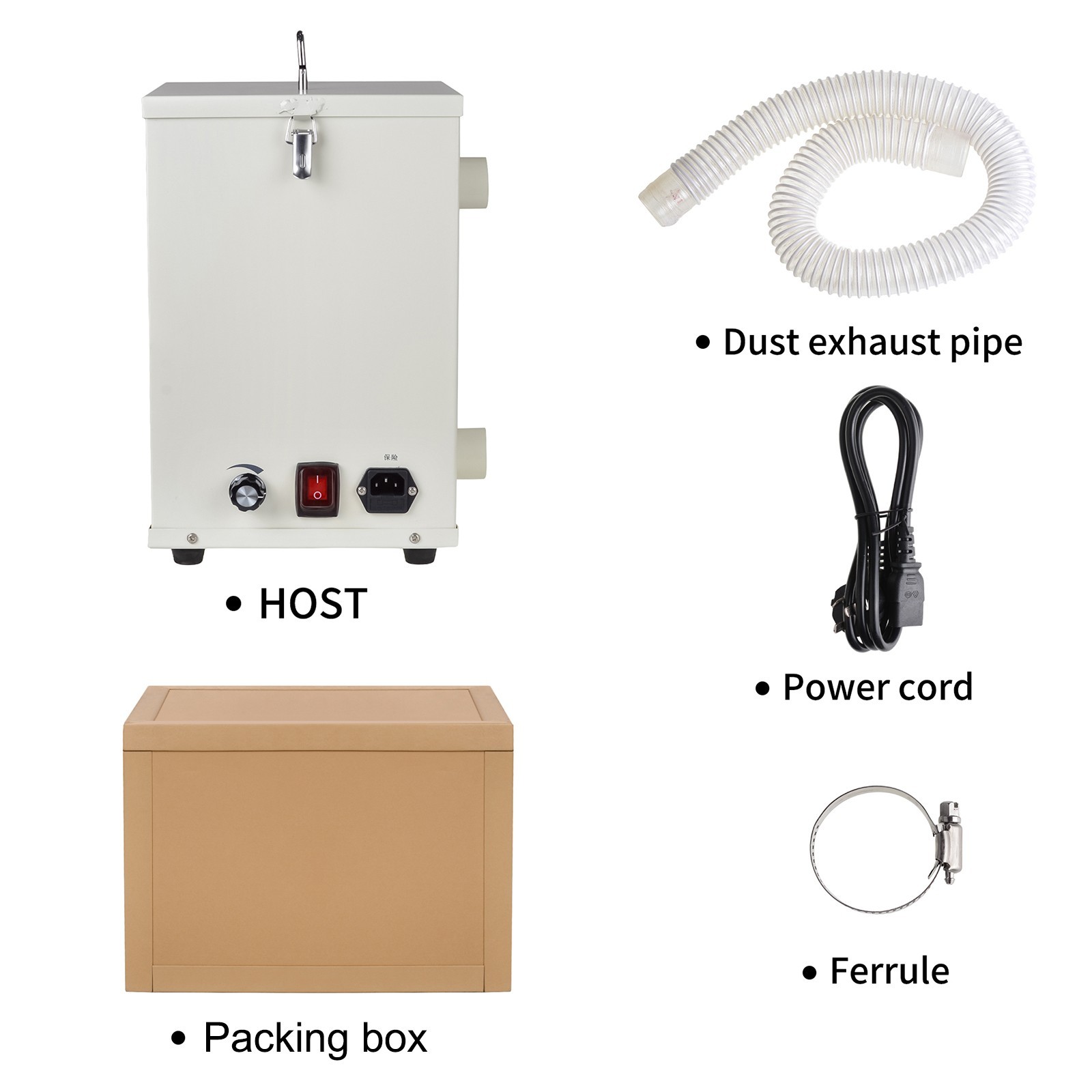 1000W Single Impeller Dental Dust Collector Adjustable Speed Vacuum Cleaner RZ-X
