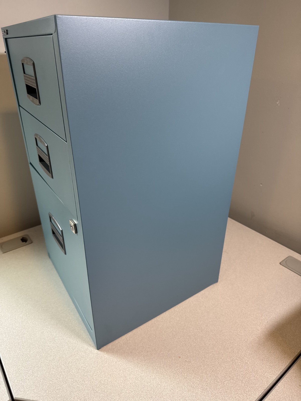 NEW! Bisley 3-Drawer Home File Cabinet – Doulton Blue **REDUCED PRICE**