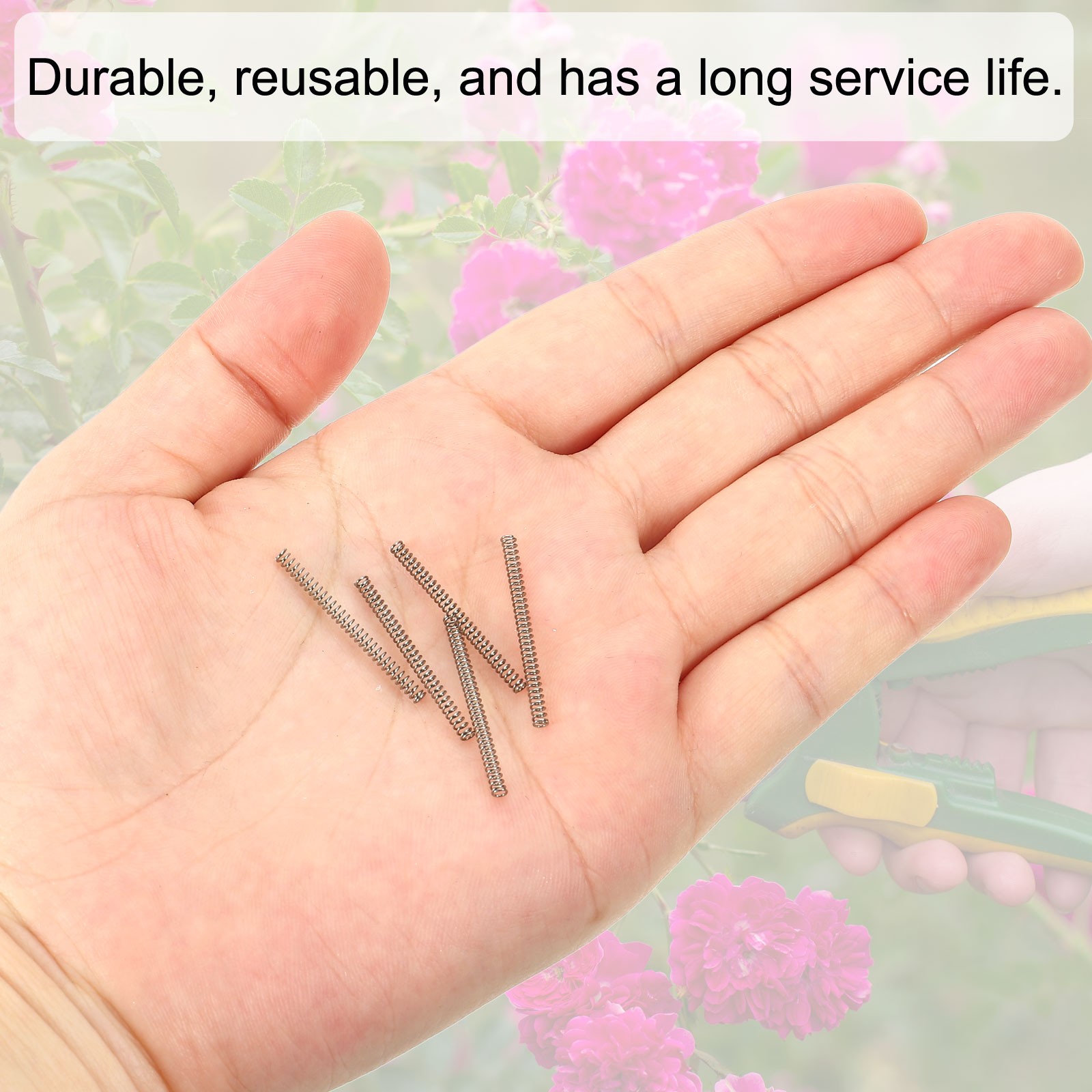 10 Pcs 304 Stainless Steel 0.3mm Wire Dia x 2mm OD x 25mm L Compression Spring