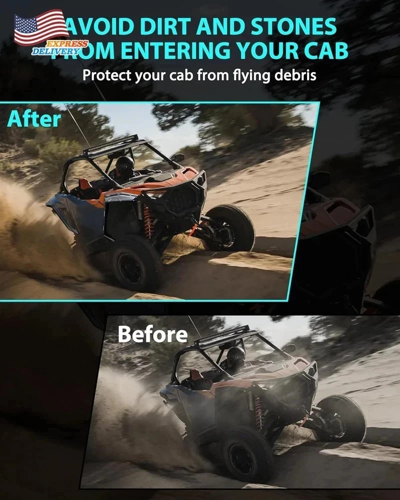 Fender Flares for Polaris RZR PRO XP XP4/R R4/S S4 2025+ Accessories, Front & Re
