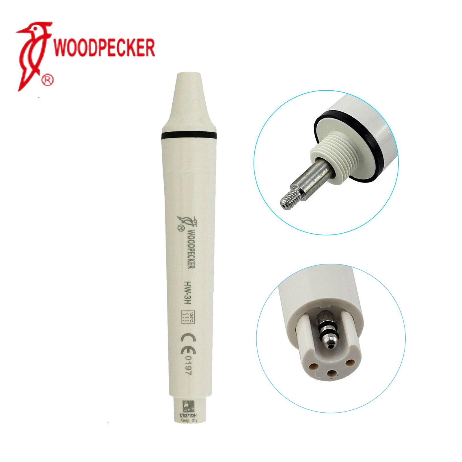 Woodpecker DTE Dental Ultrasonic Piezo Scaler Handpiece Tips HD-7L HW-5L HW-3H
