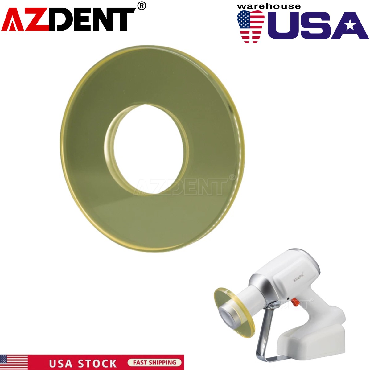 1 pc Dental Scatter Shield Ring Protective for Ray-500+Portable X-ray Machine