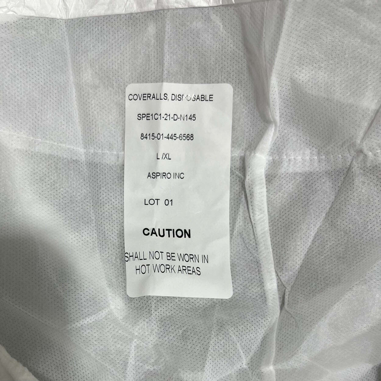 3 pk Rugged Quality Coveralls Disposable With Booties & Hood Made in USA L-XL