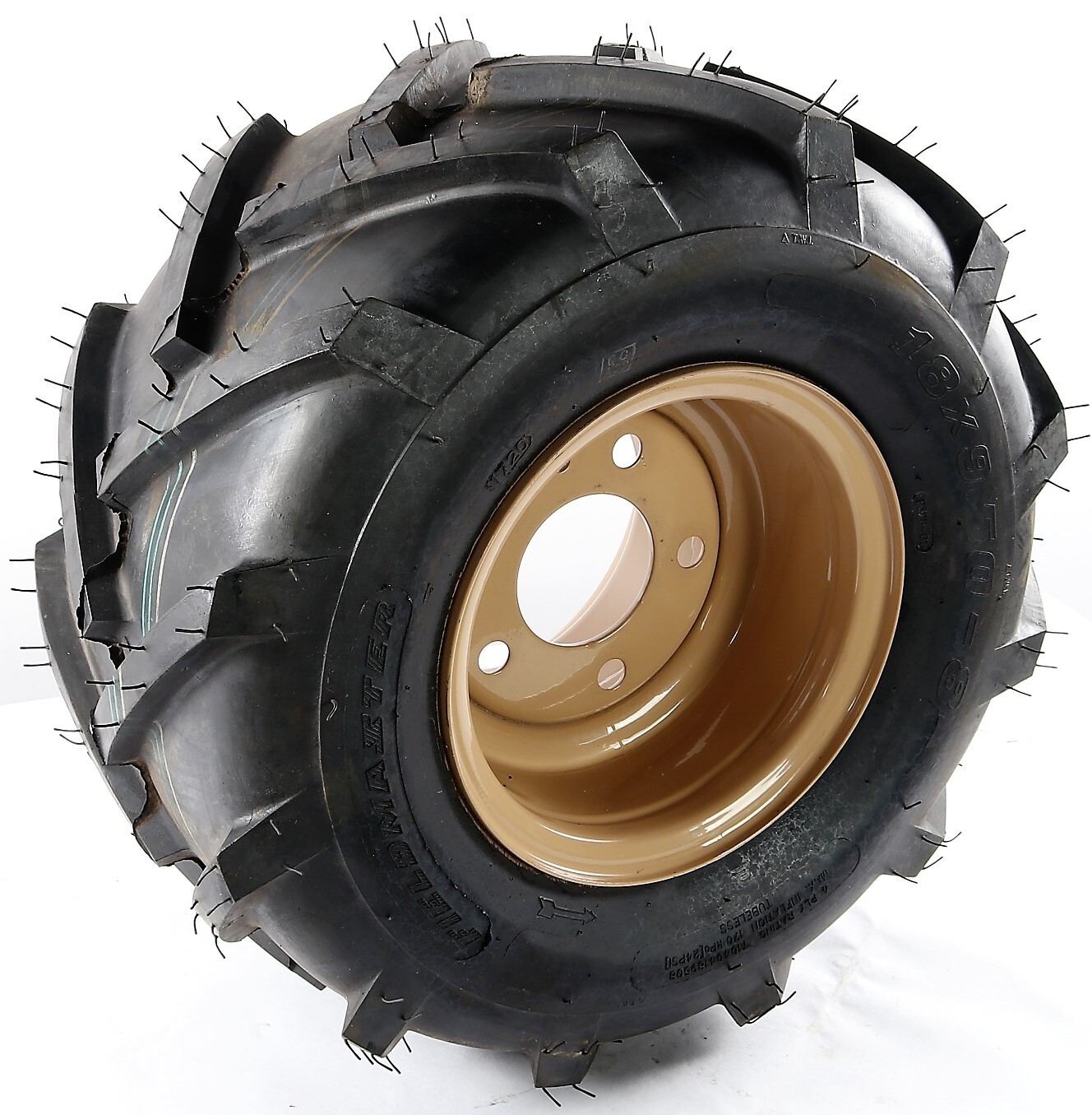 New OTR 205-1157 Ditch Witch Tire & Wheel 18×9.5-8 Poly Fill Field Master LH FF
