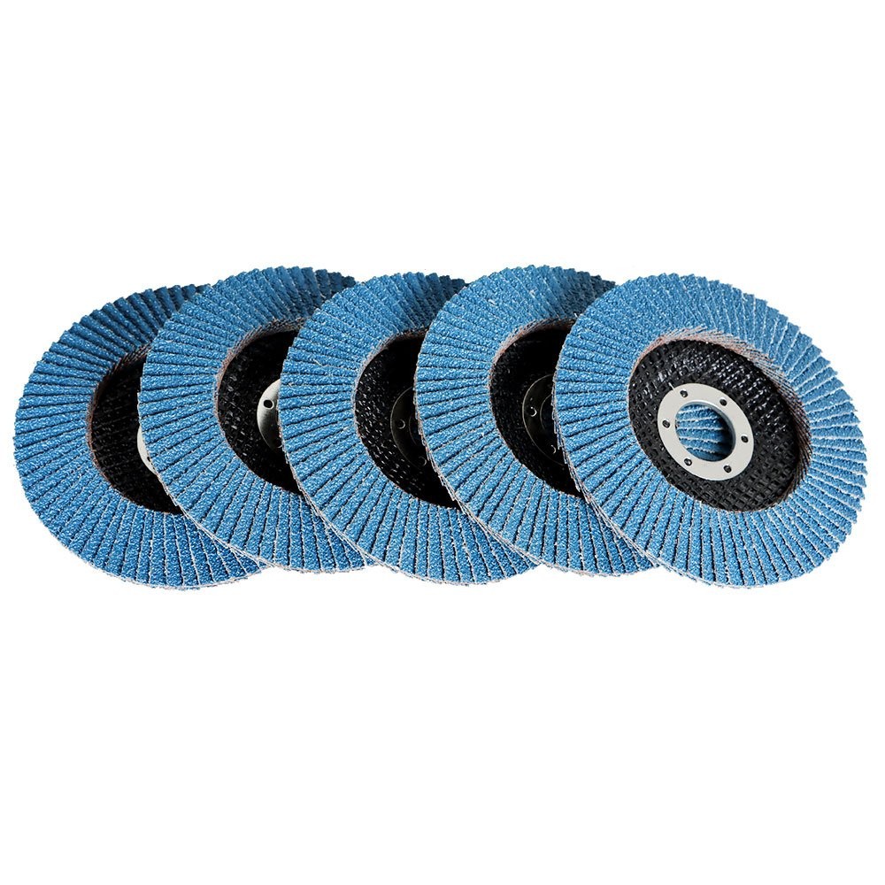 200Pack 4-1/2″×7/8» 40 Grit T29 Premium Zirconia Flap Disc Sanding Grinding