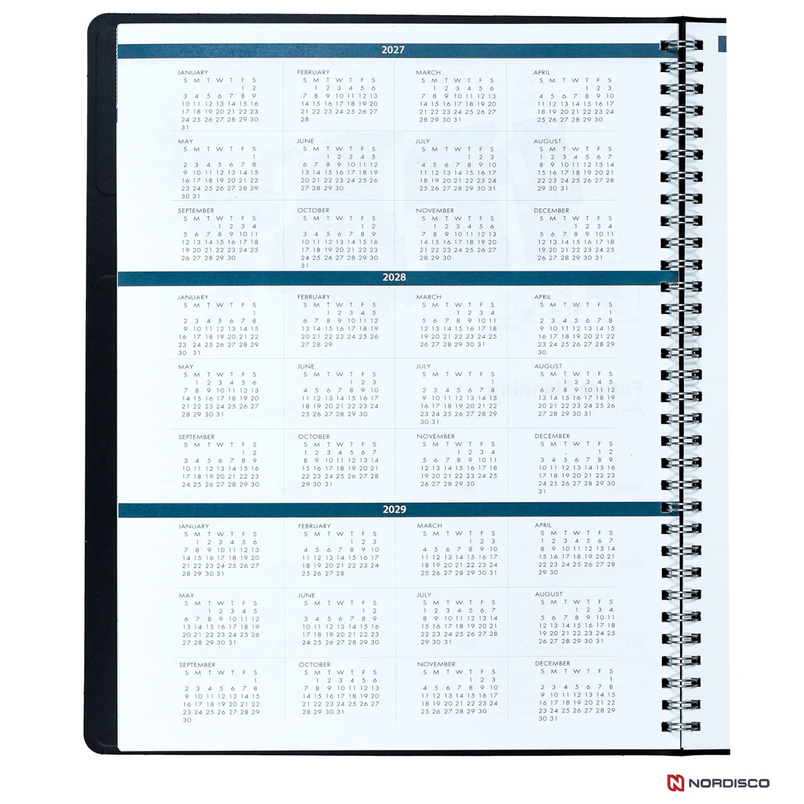HOD2620502 2-Year Academic Monthly Planner, July 2026 through June 2028