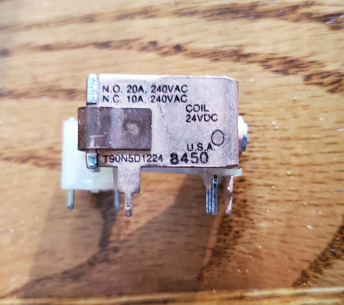 POTTER & BRUMFIELD AMF T90N5D12-24 24VDC POWER RELAY-THRU HOLE PCB MOUNTING