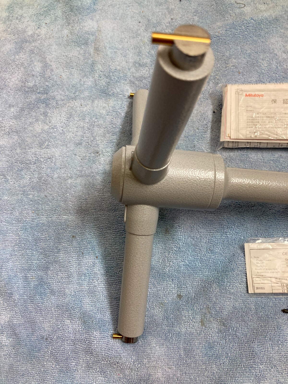 Mitutoyo 468-281 Digital 3-Point Bore Micrometer 11-12″(279.4-304.8MM)